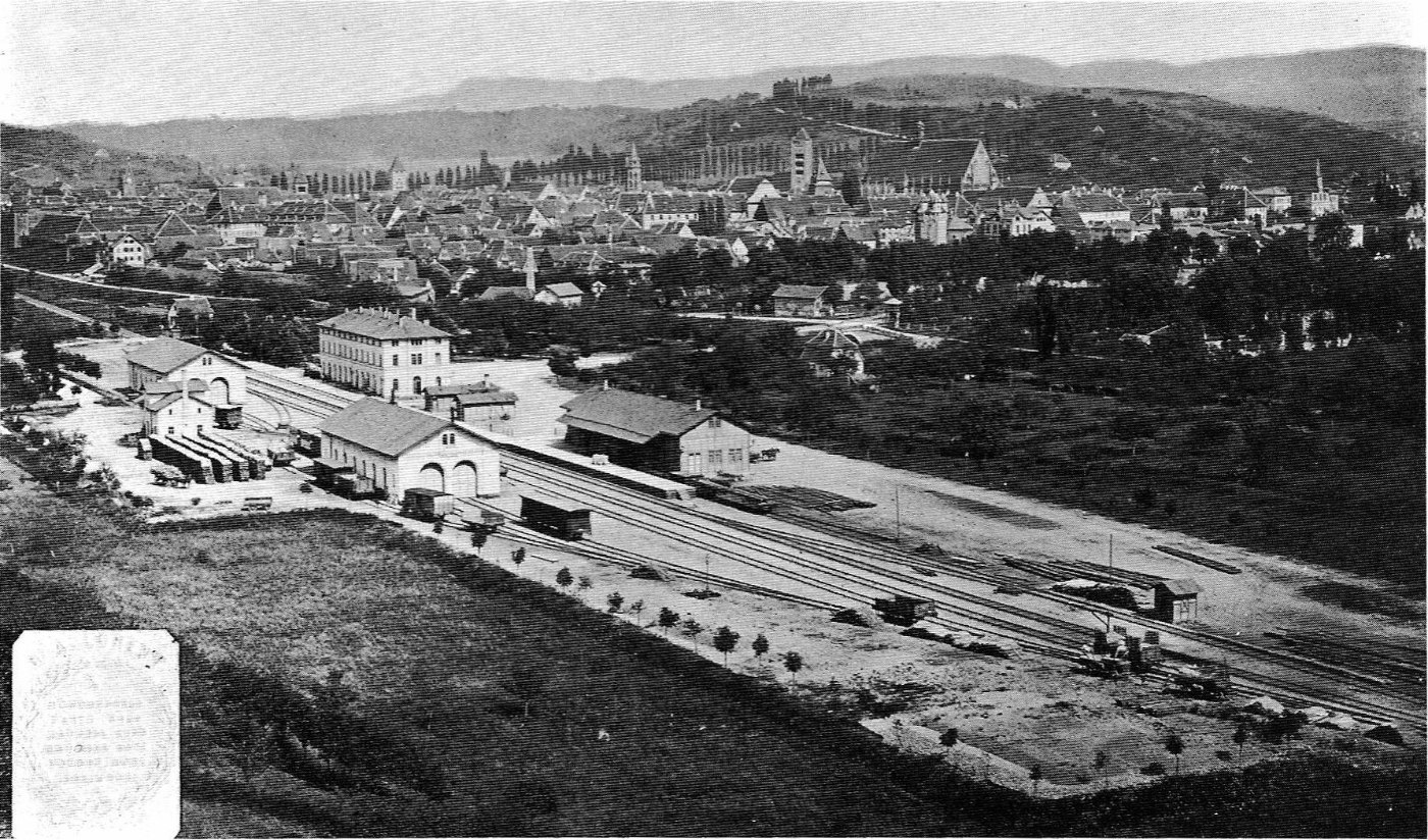 Bahnhof Schwaebisch Gmuend 1865