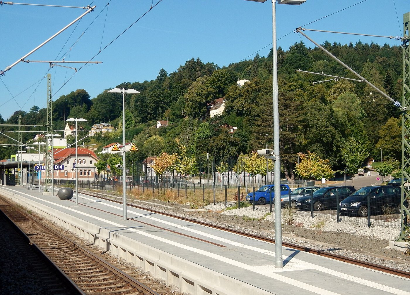 Bahnhof Schwäbisch Gmünd Gleis 2 und 4 panoramio