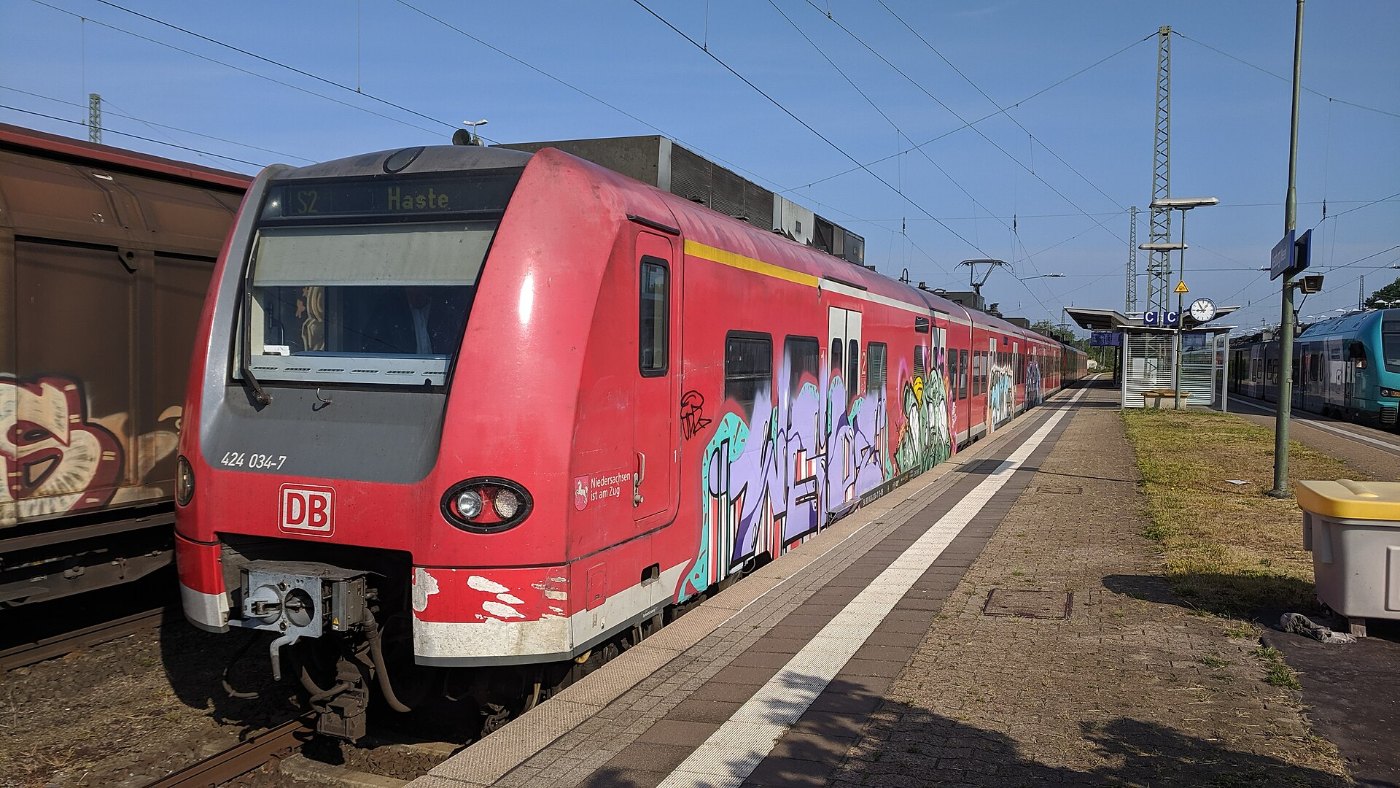 DB 424 034 S Bahn Hannover Nienburg