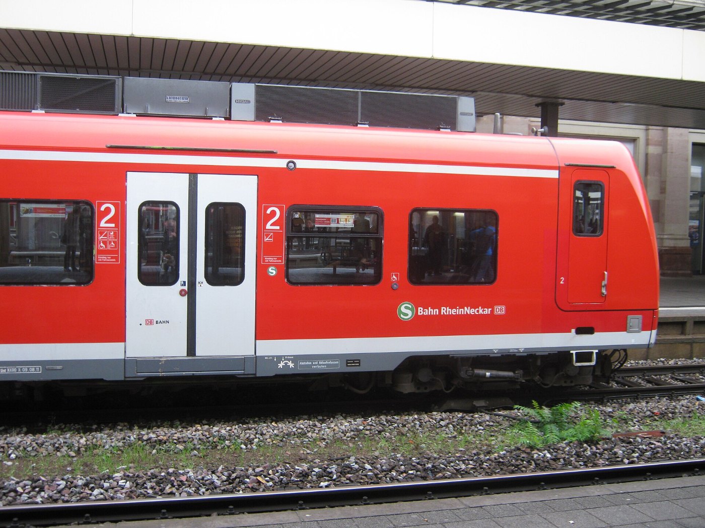 Mannheimer Hauptbahnhof 20013 S Bahn RheinNeckar 2013