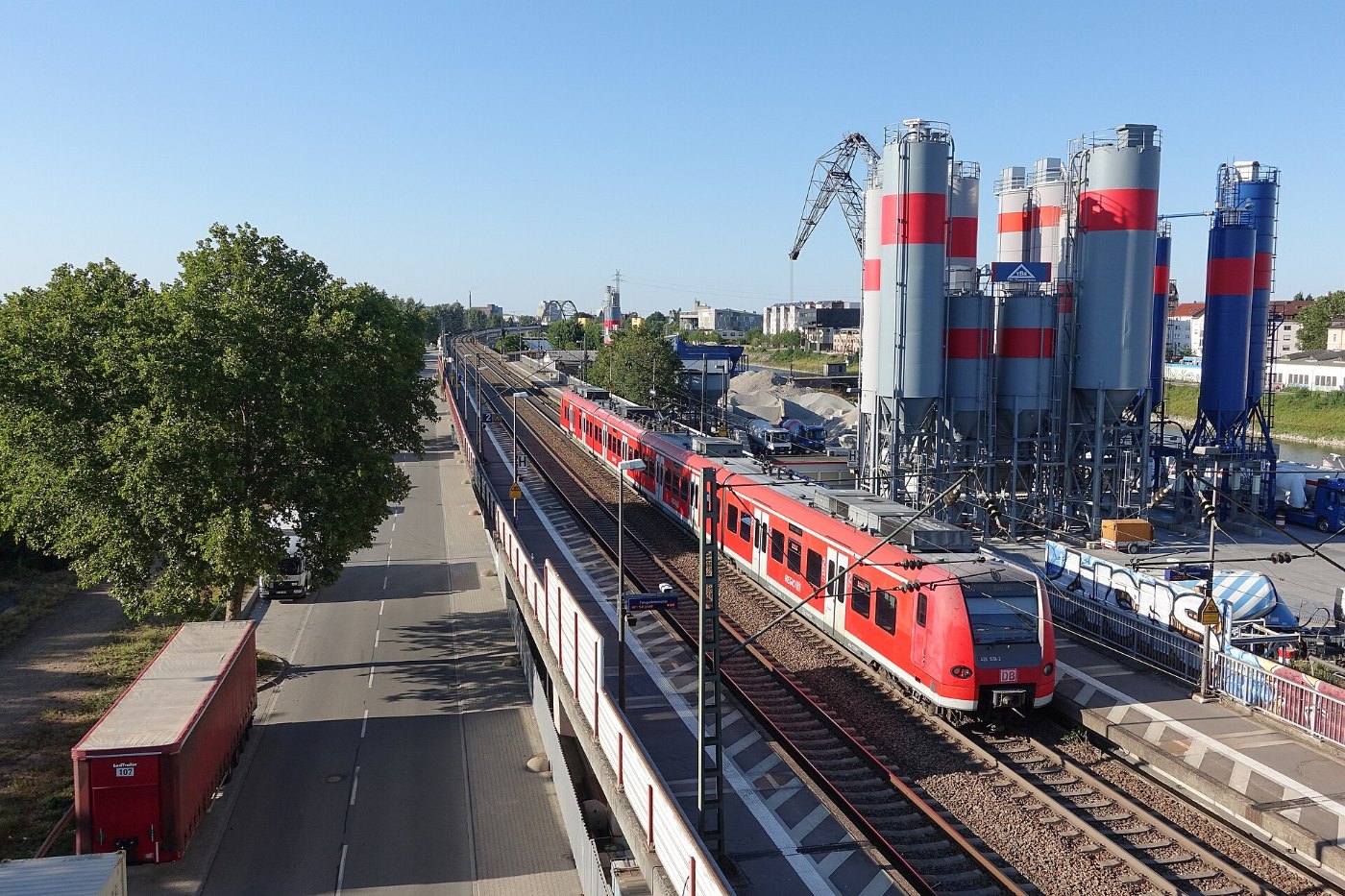 S Bahn Mannheim Handelshafen