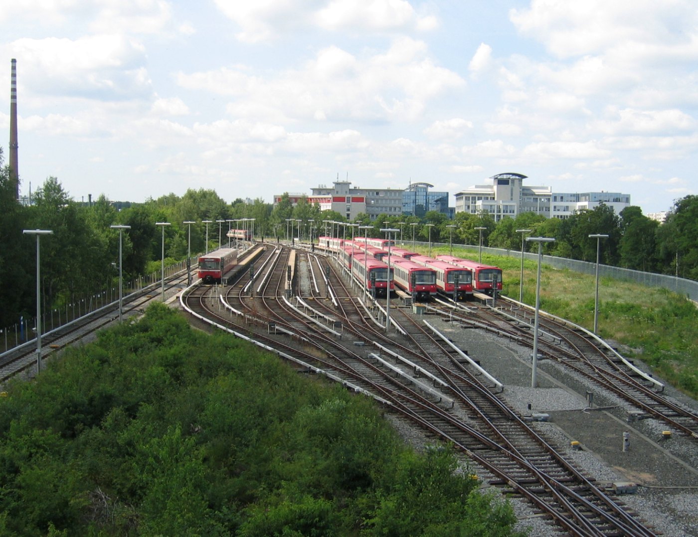 U Bahn Nürnberg Betriebshof Abstellanlage