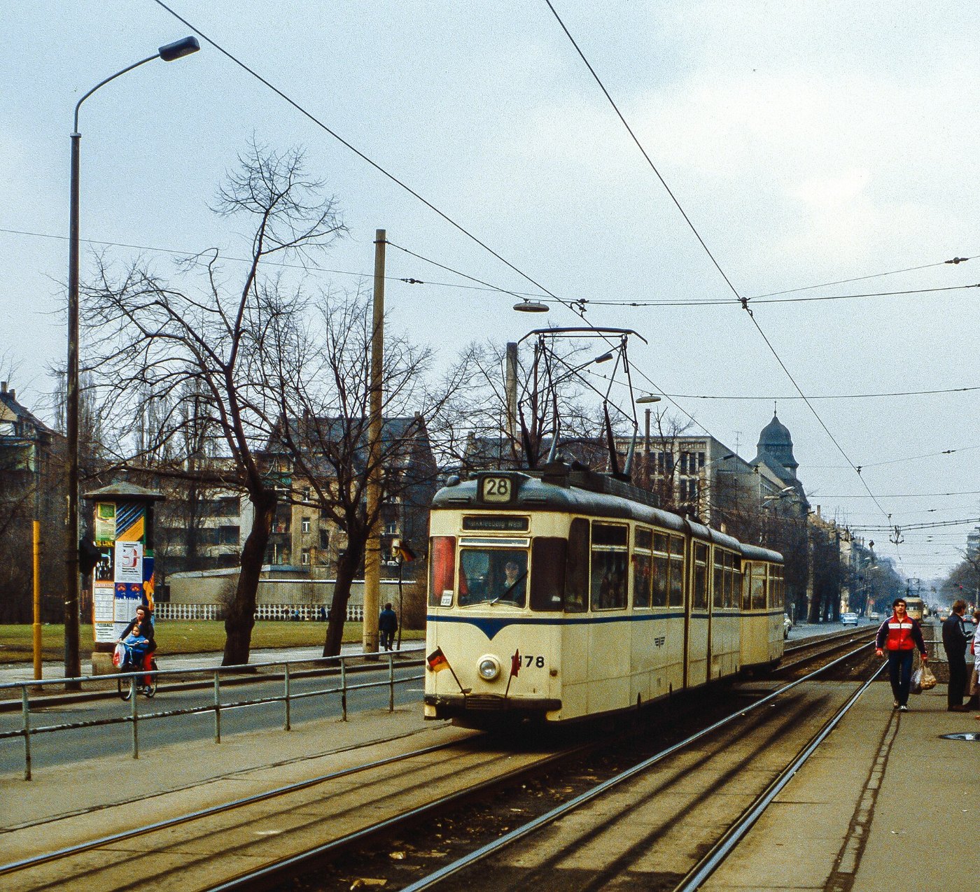 Leipzig, Straßenbahn 1986 1