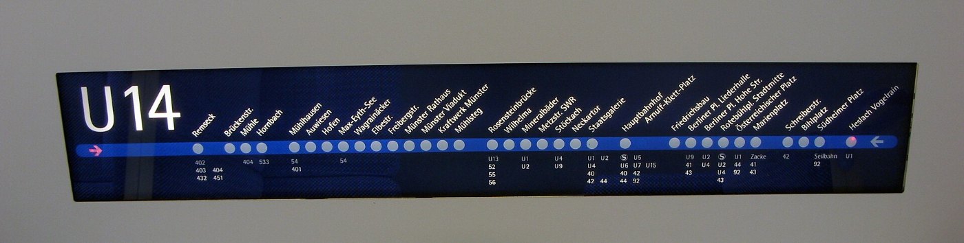 Stadtbahn Stuttgart Perlband