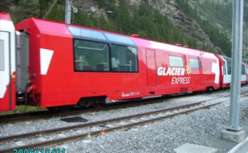 Glacier Express dining car