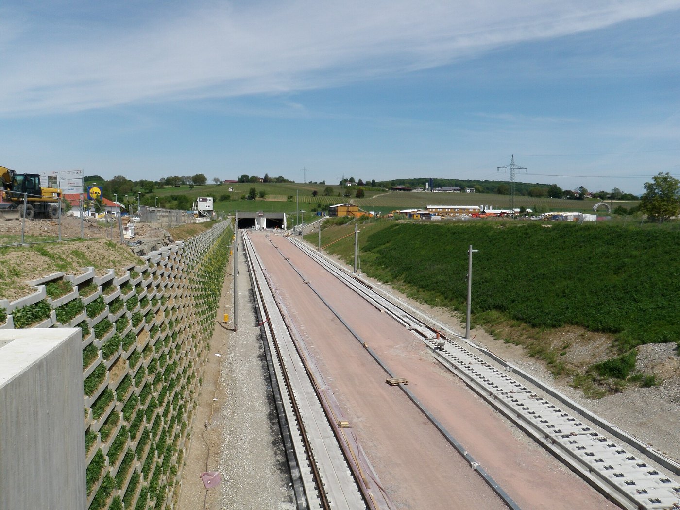 Katzenbergtunnel Südportal Mai 2012
