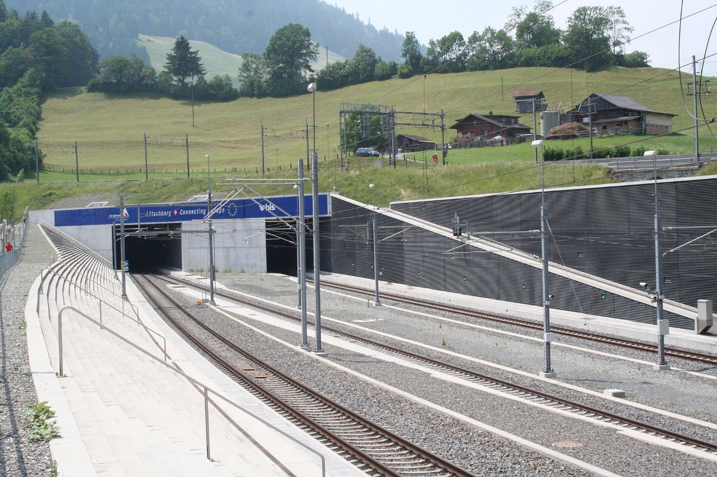 Lötschberg Basistunnel Nordportal