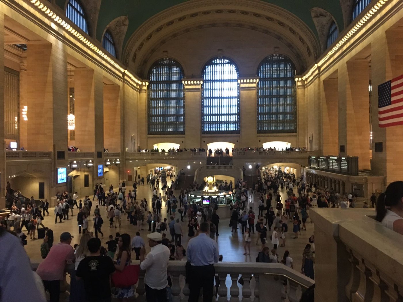 In the main concourse of Grand Central Terminal