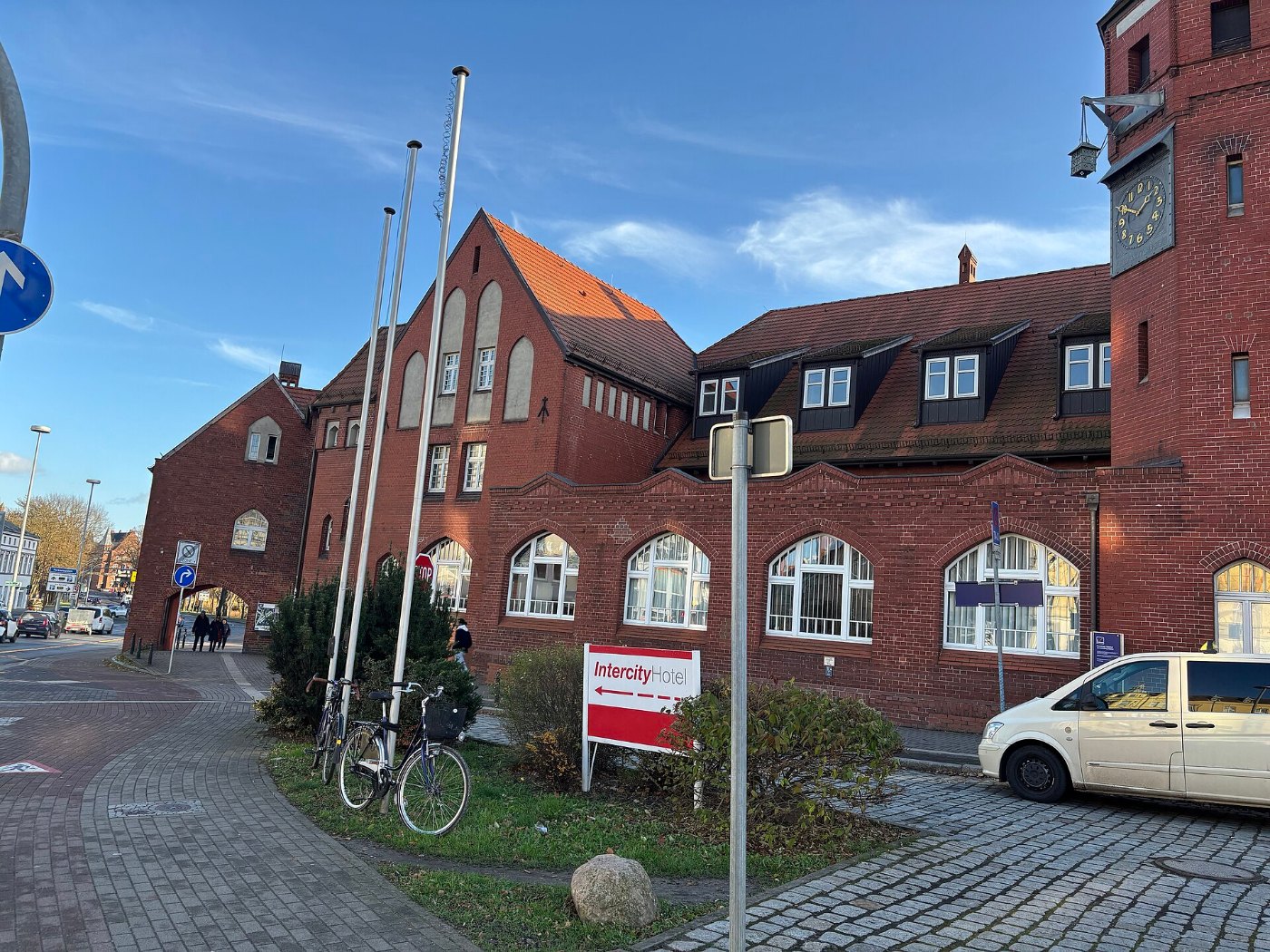 Stralsund, Bahnhof im November 2024
