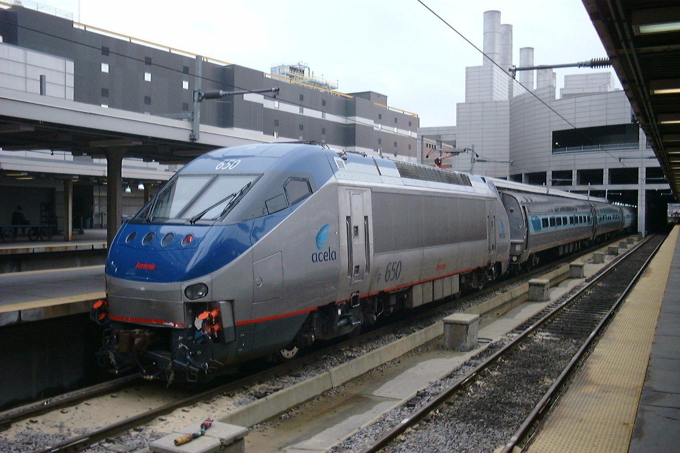 Acela Regional in Boston South Station