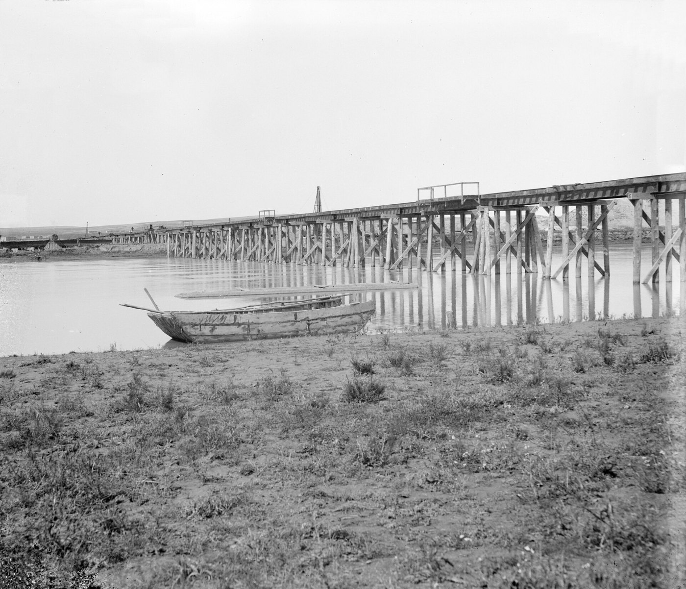 Baghdad Railway Euphrates wooden bridge