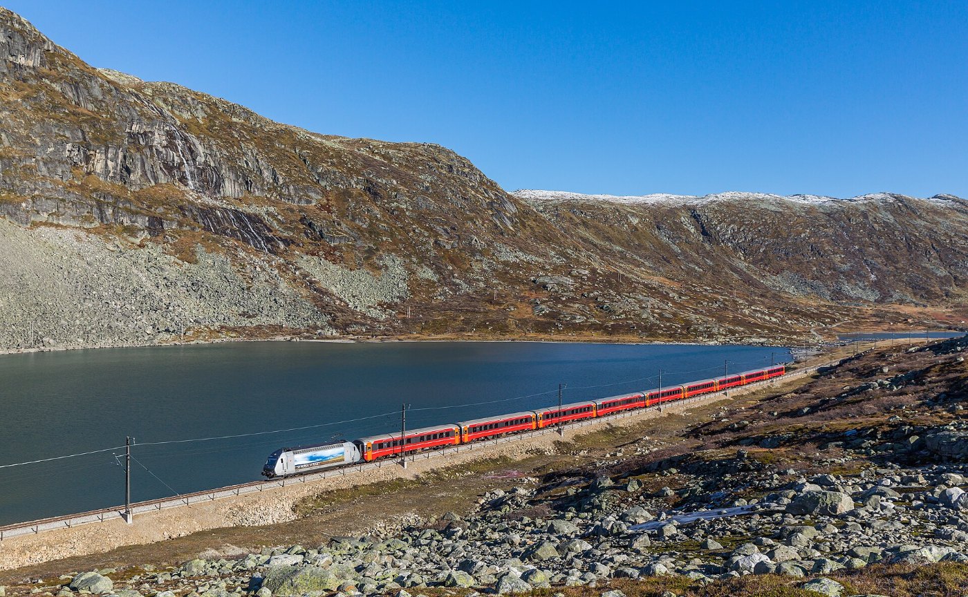 NSB El 18 2250 Haugastøl Finse