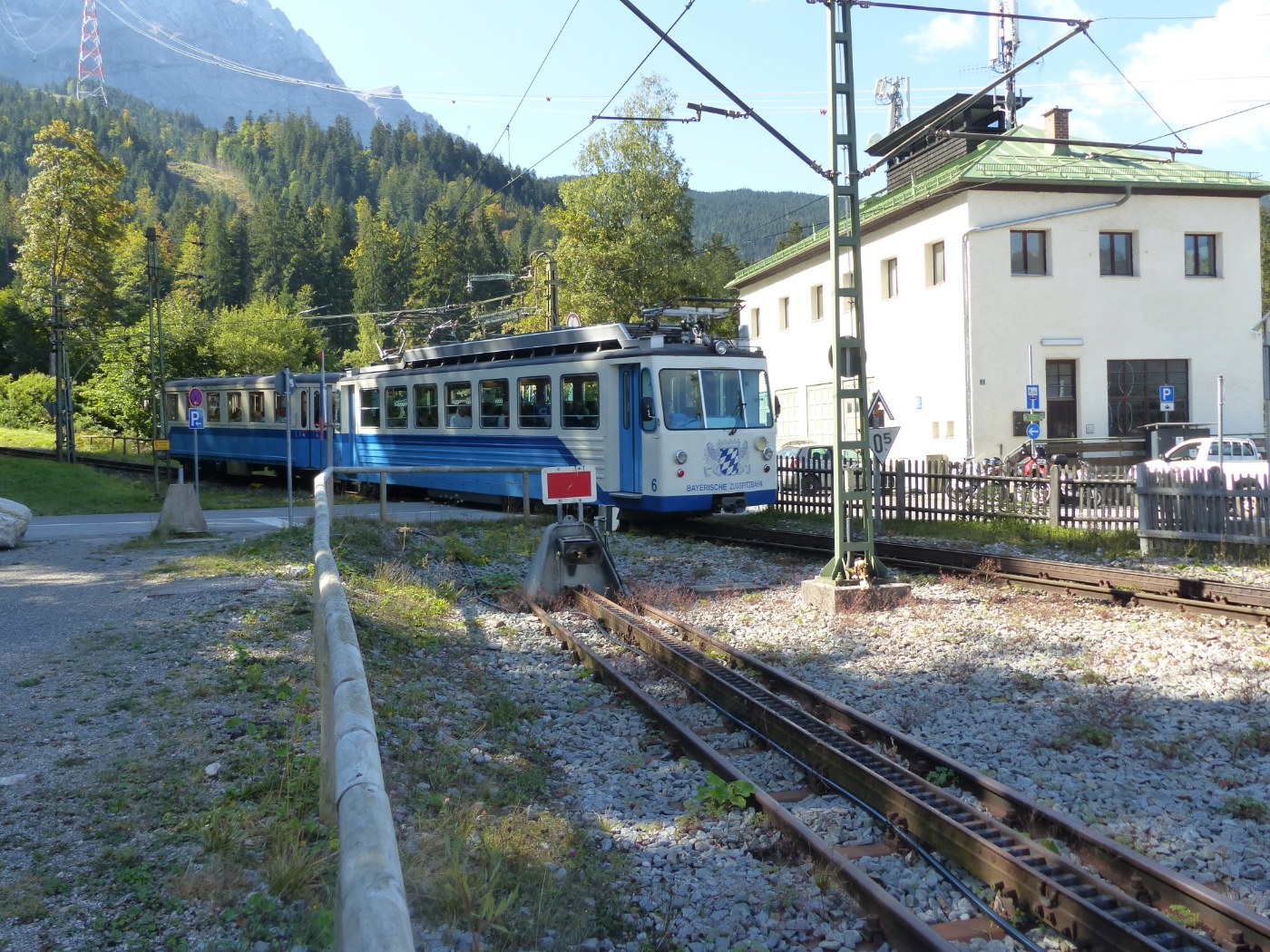 Bahnhof Eibsee der Bayerischen Zugspitzbahn