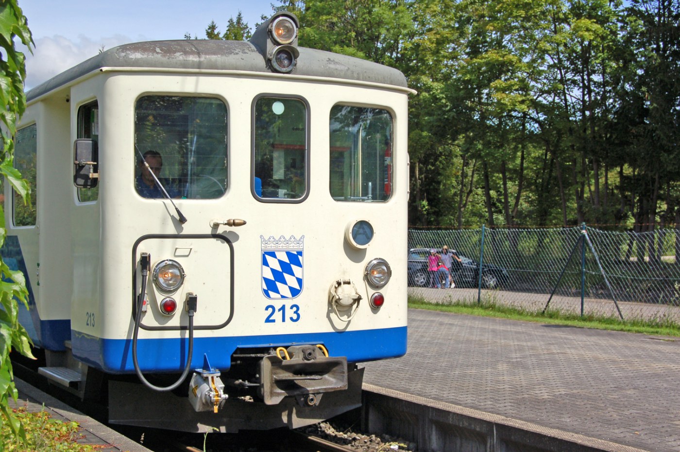 Zugspitzbahn im Bahnhof Garmisch-Partenkirchen