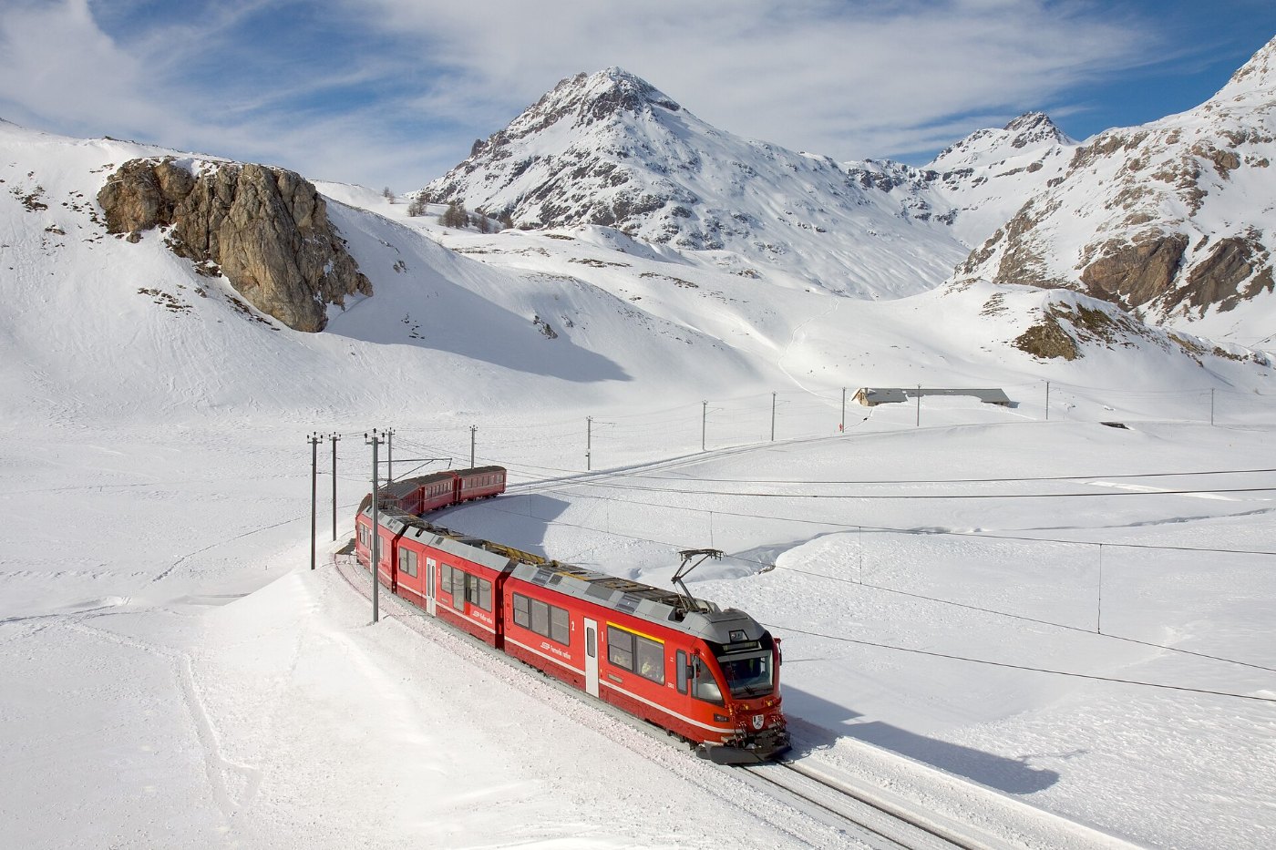 RhB ABe 8 12 Allegra between Lagalb and Ospizio Bernina