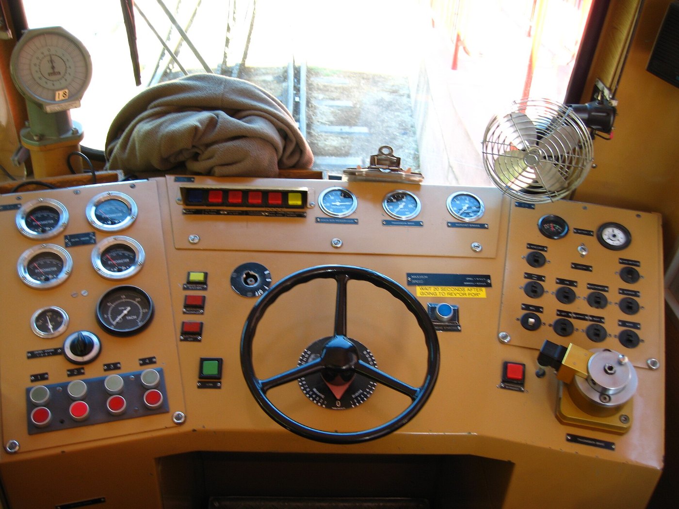 Pikes Peak Cog Railway dashboard