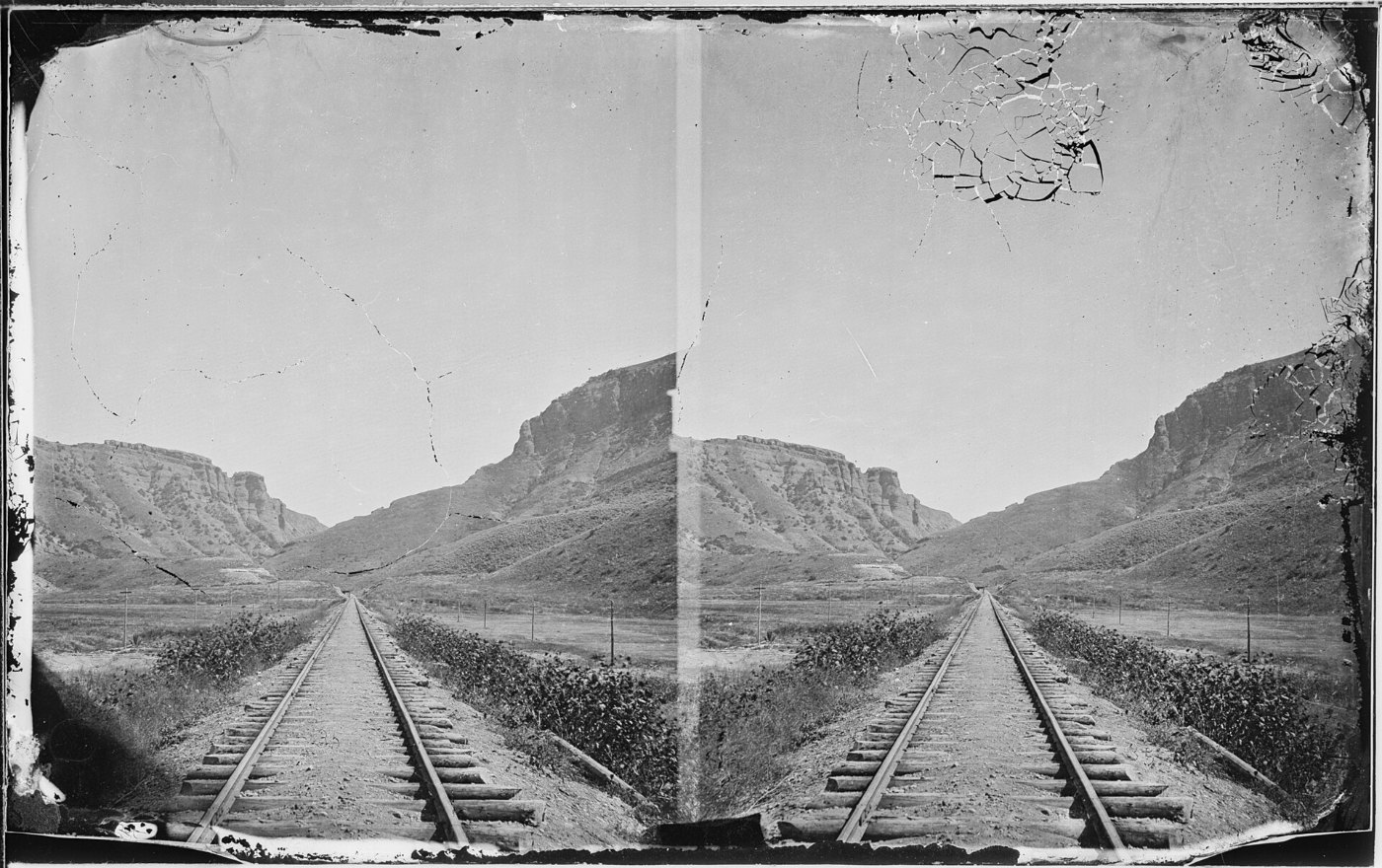 Railroad, near Devil's Slide, Utah NARA