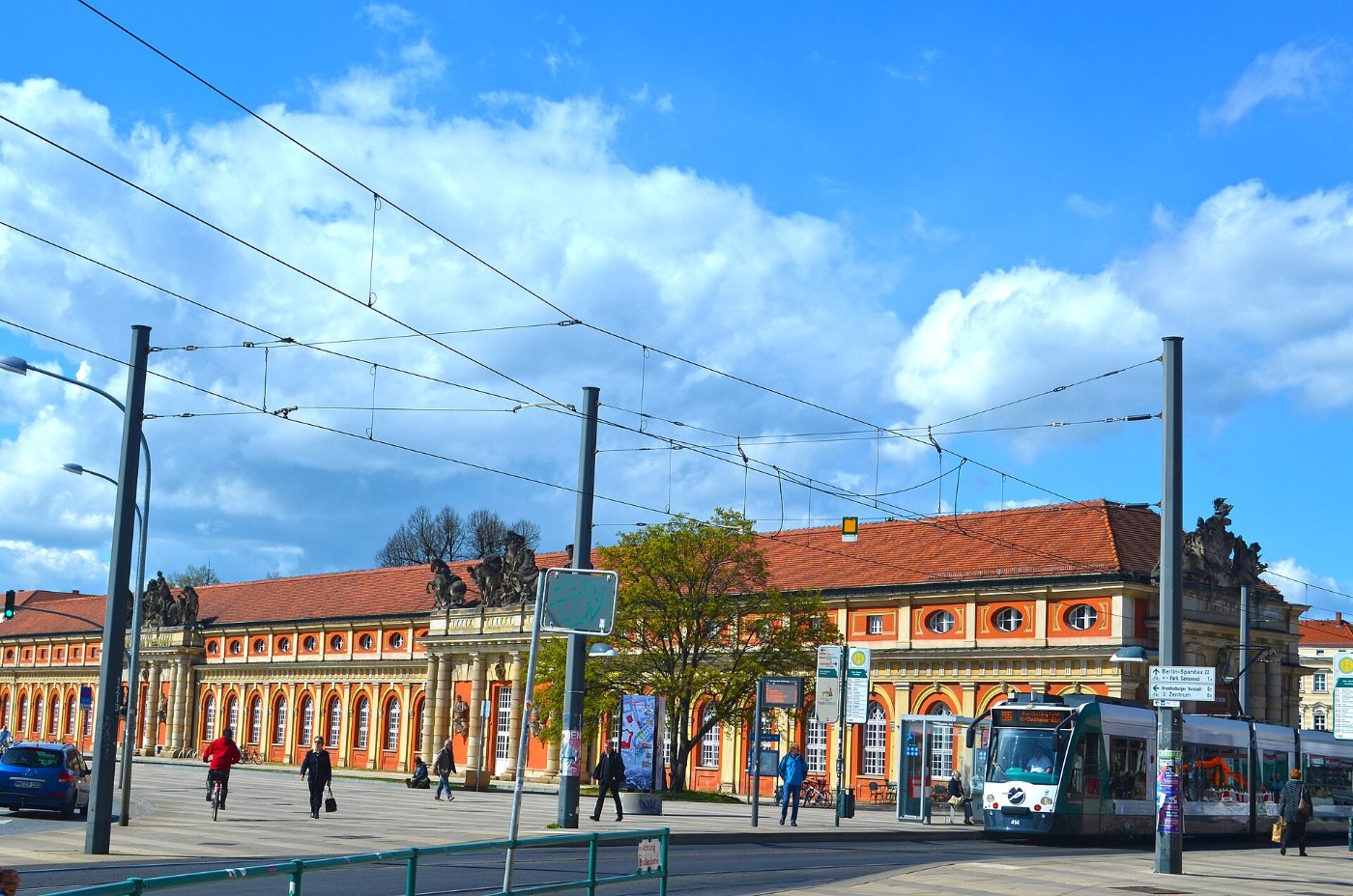 A Combino tram in Potsdam, Germany