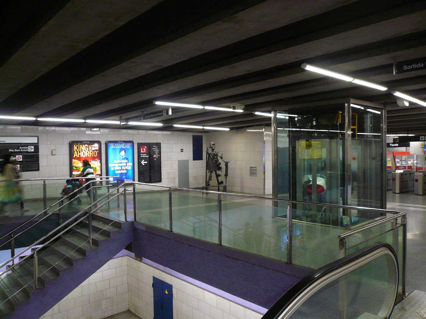 Als obrers del Metro de Barcelona P