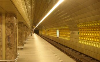 Prague metro Mustek A station 01