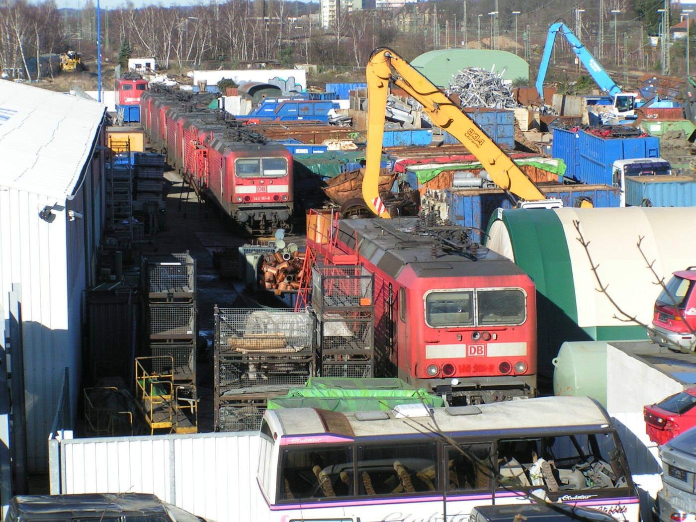 DB Class 143 scrapping Leverkusen Opladen