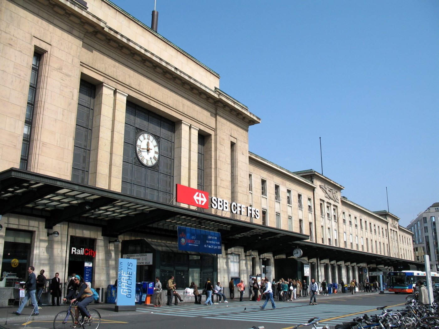 Gare de Cornavin, entrée principale
