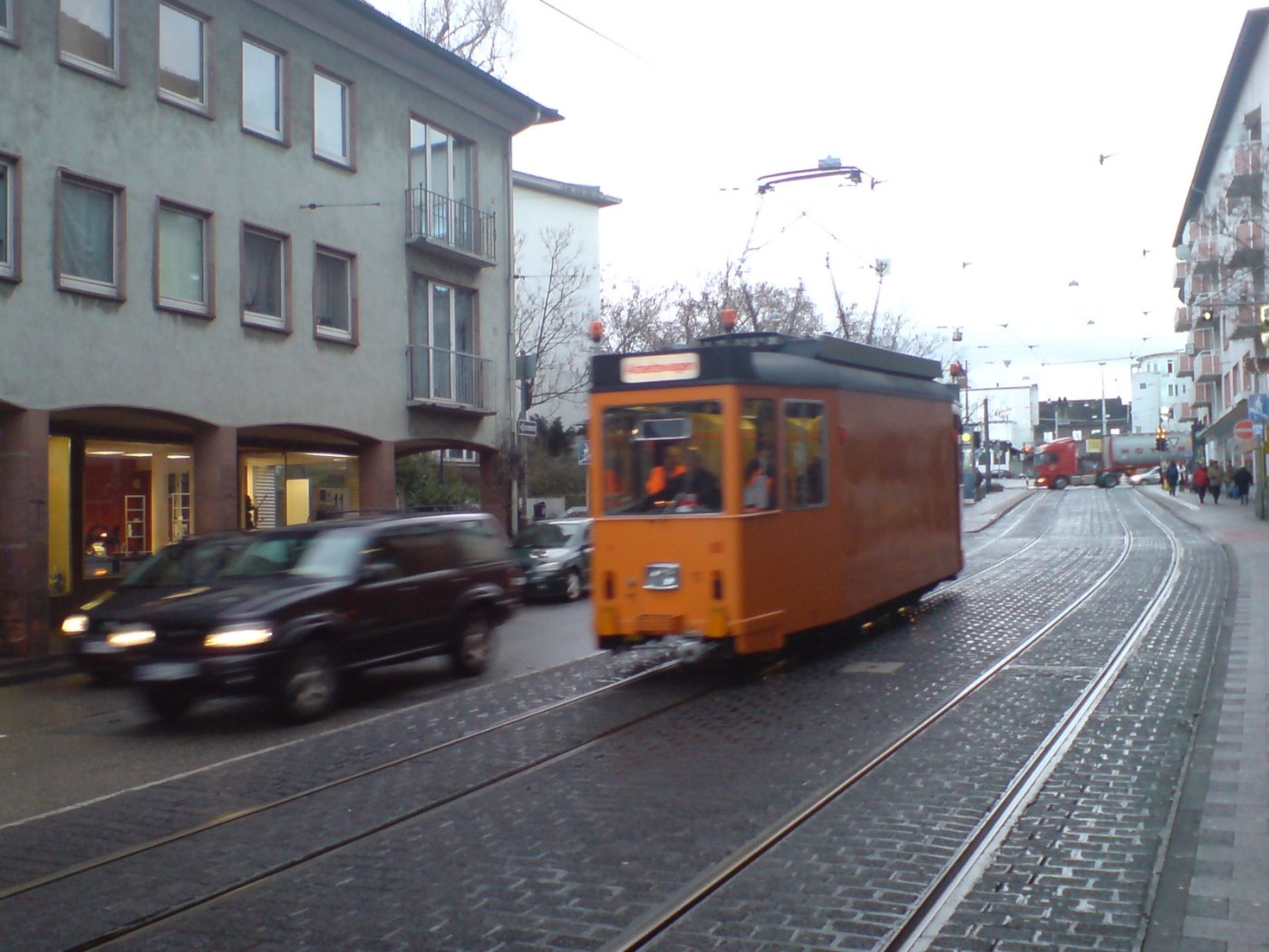 Tram Service Vehicle In Darmstadt
