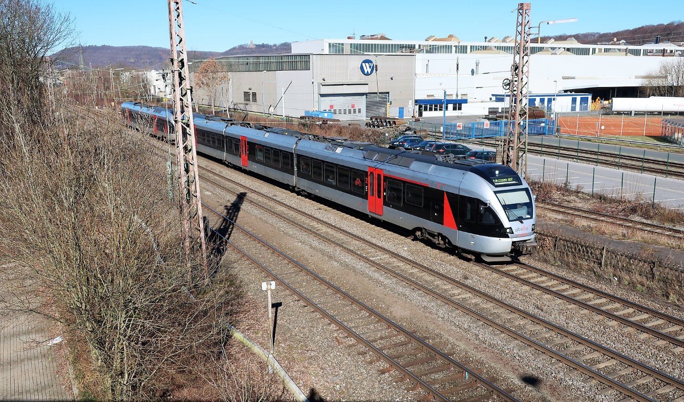 Hagen, Ruhr Sieg Strecke bei Waelzholz