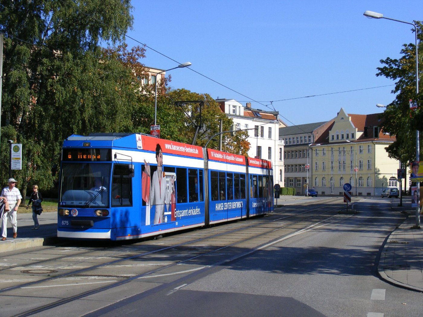Rostock Straßenbahn nr 675 RSAG Sept 2009 Flickr sludgegulper