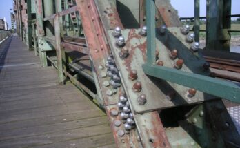 Friesenbrücke Mittelteil Verbindungsschrauben