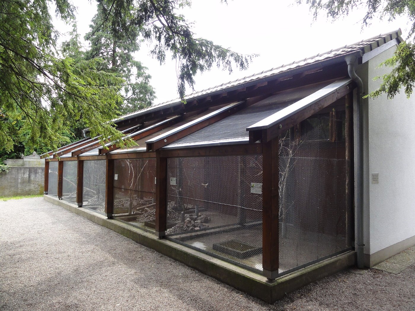 Bad Säckingen, Schlosspark — Volieren
