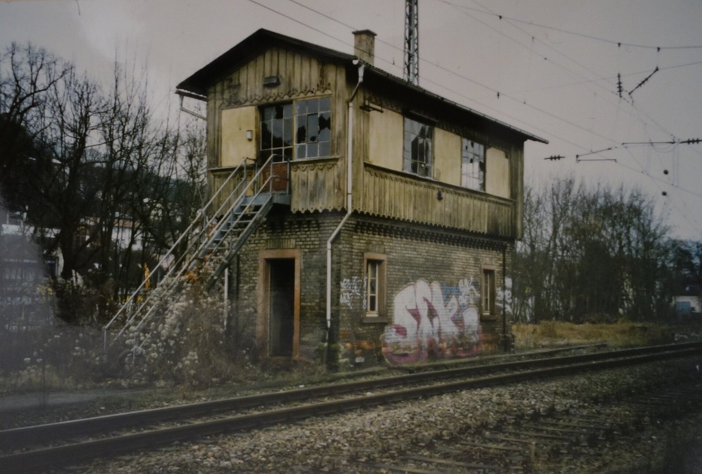 DSC08604 Stellwerk Mosbach Bahnhof