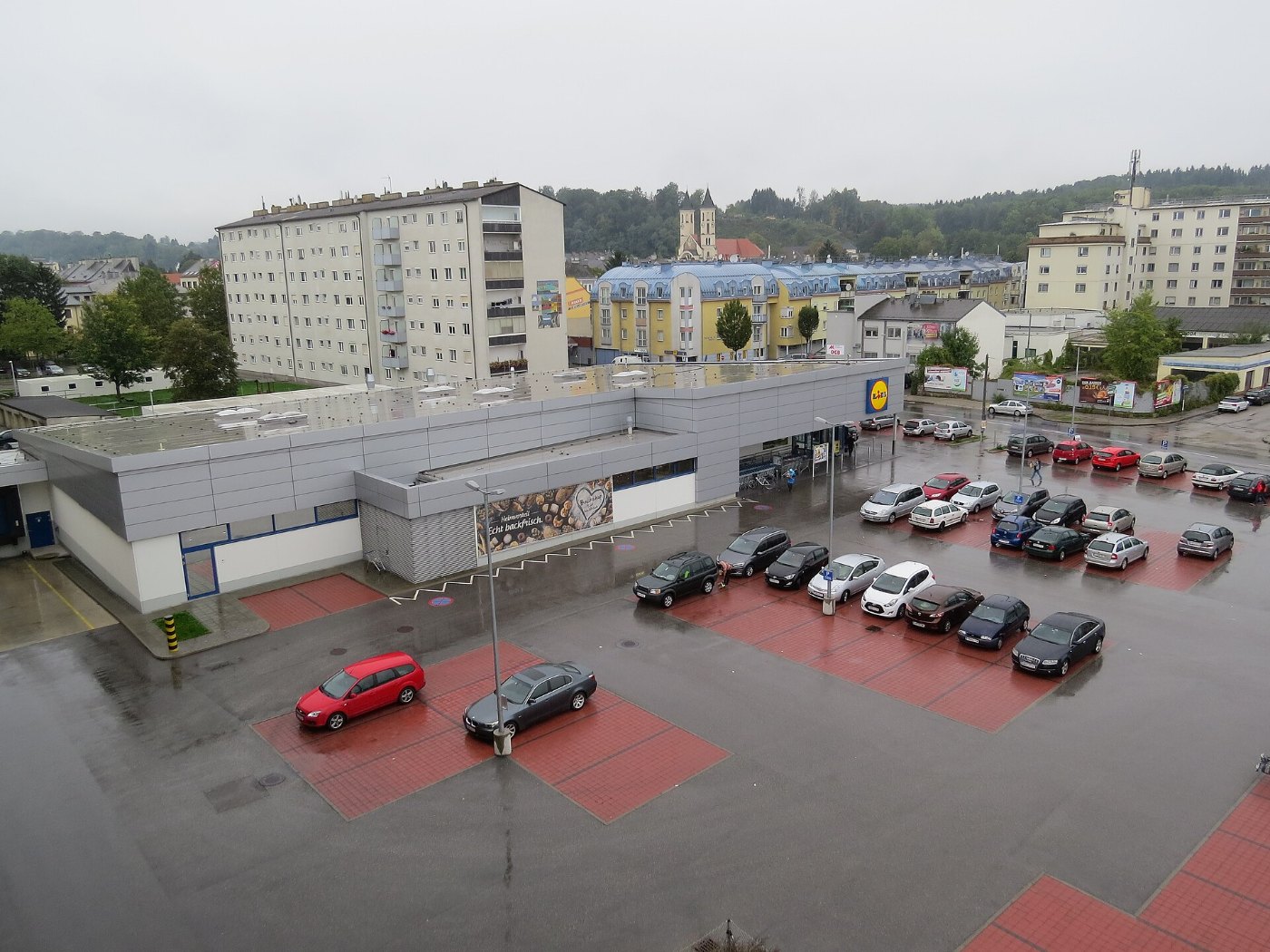 2017 09 19 (190) View vom Bahnhof Amstetten, Österreich