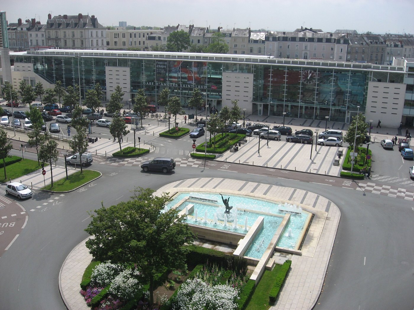 Angers Place de la Gare