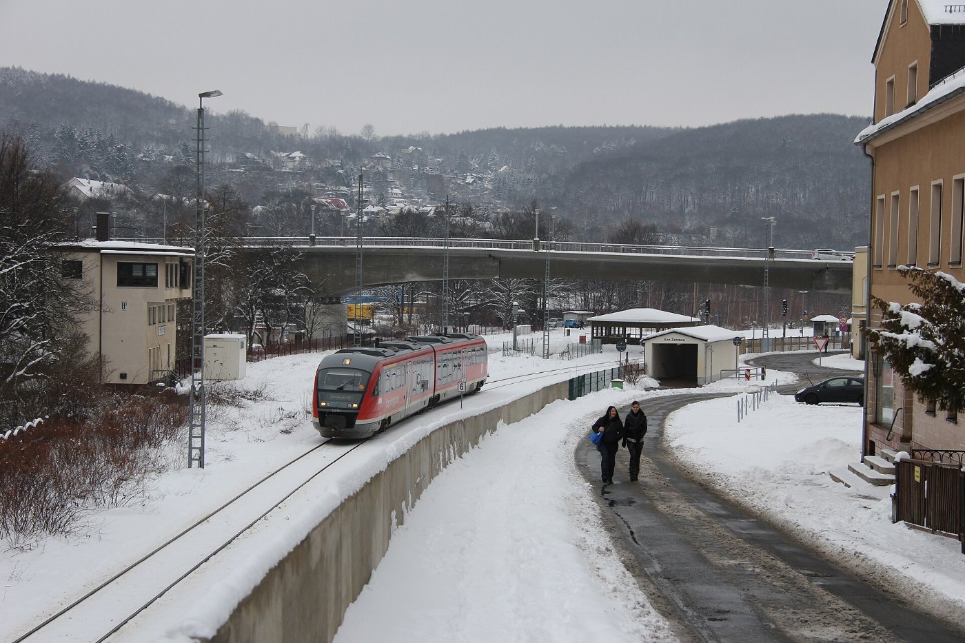 Bahnhof Aue (Sachs) Unterführung Aue Zelle