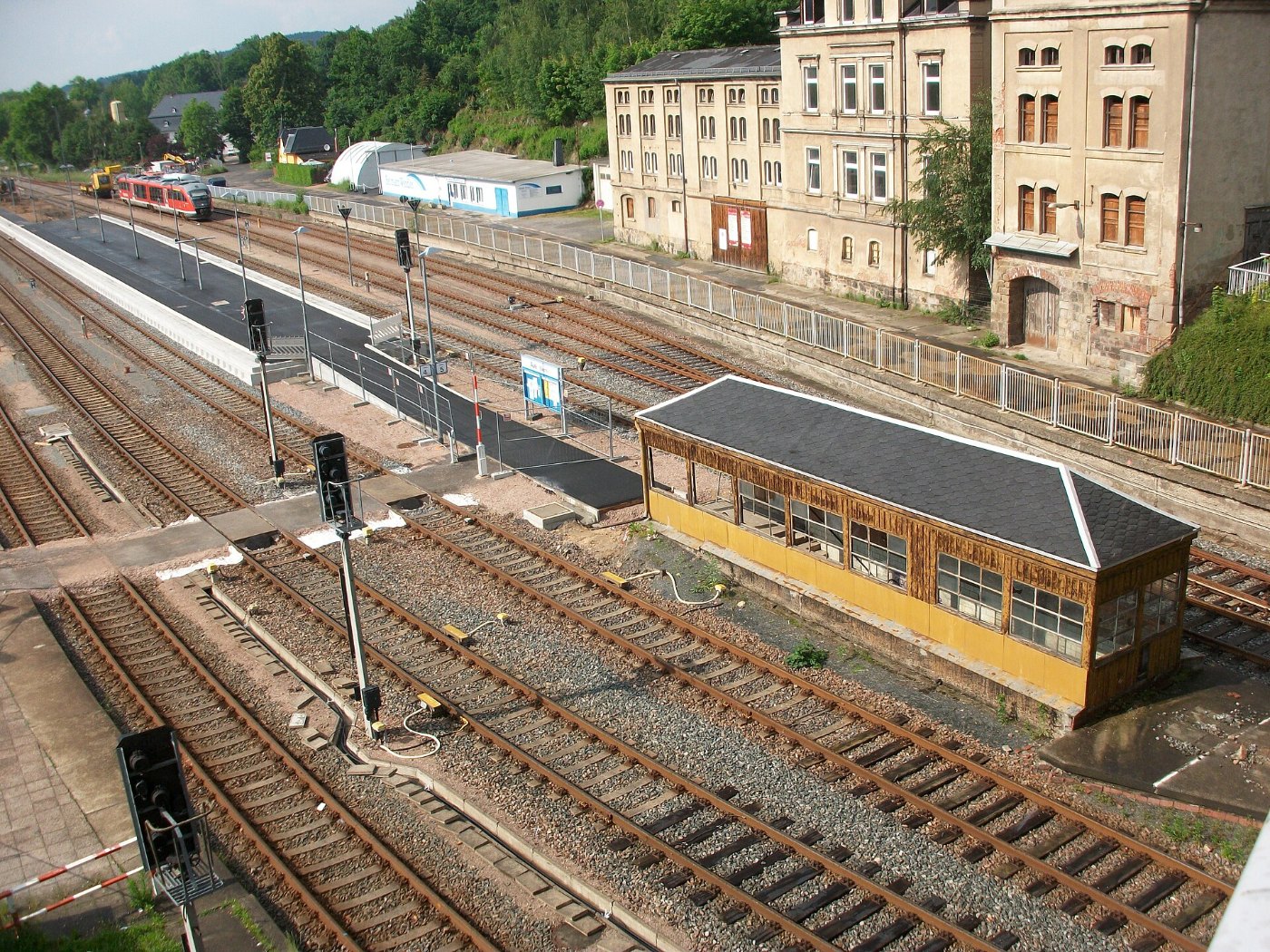 Bahnhof Aue (Sachs) während des Umbaus 2016 (10)