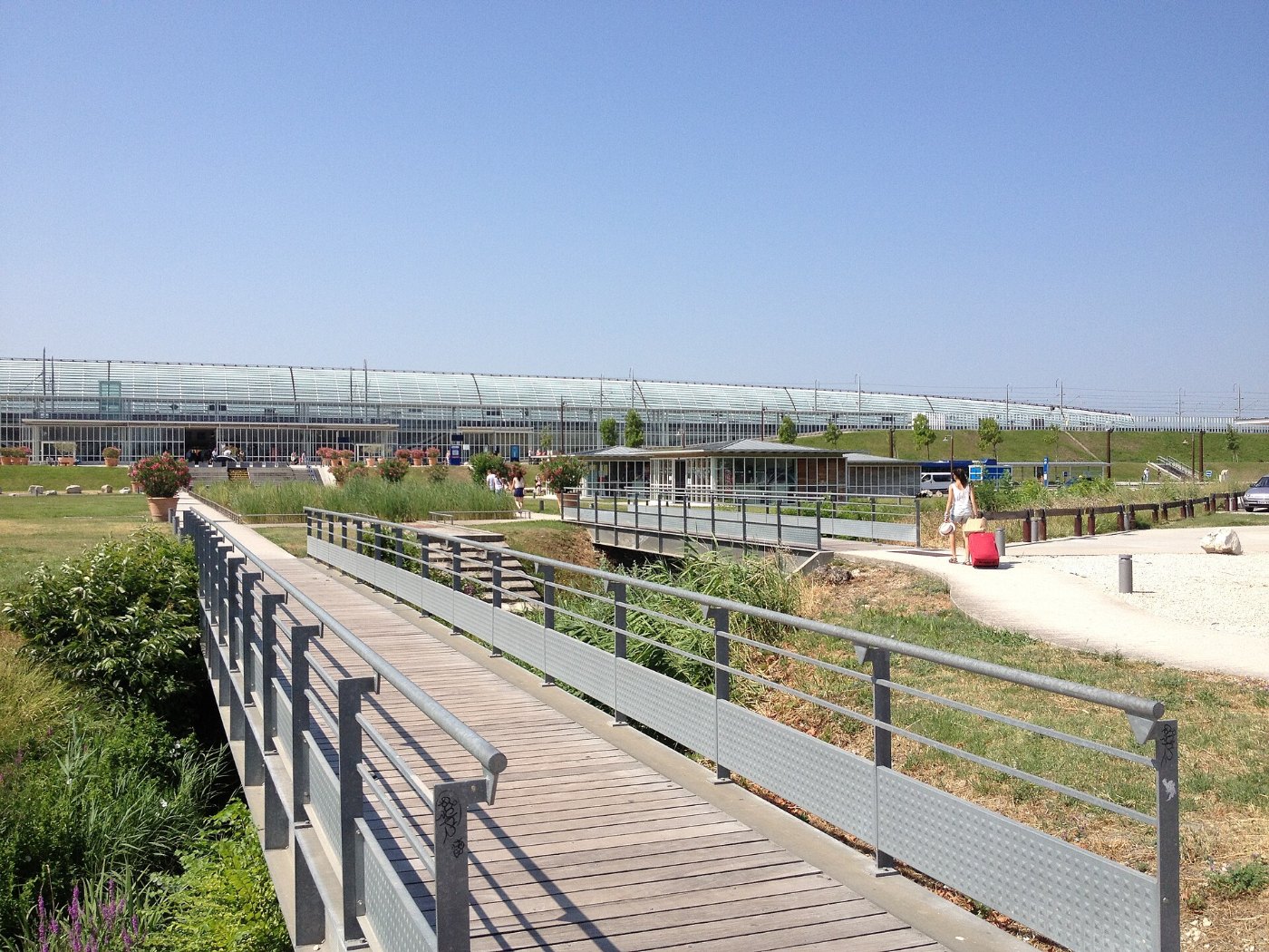 Gare TGV Avignon (passerelle piéton)