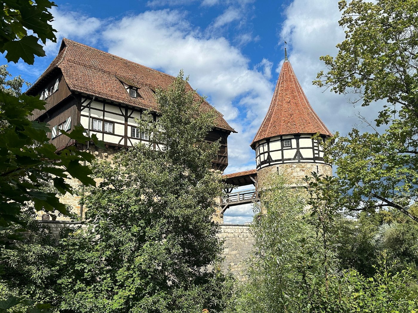 Zollernschloss Balingen über der Altstadt