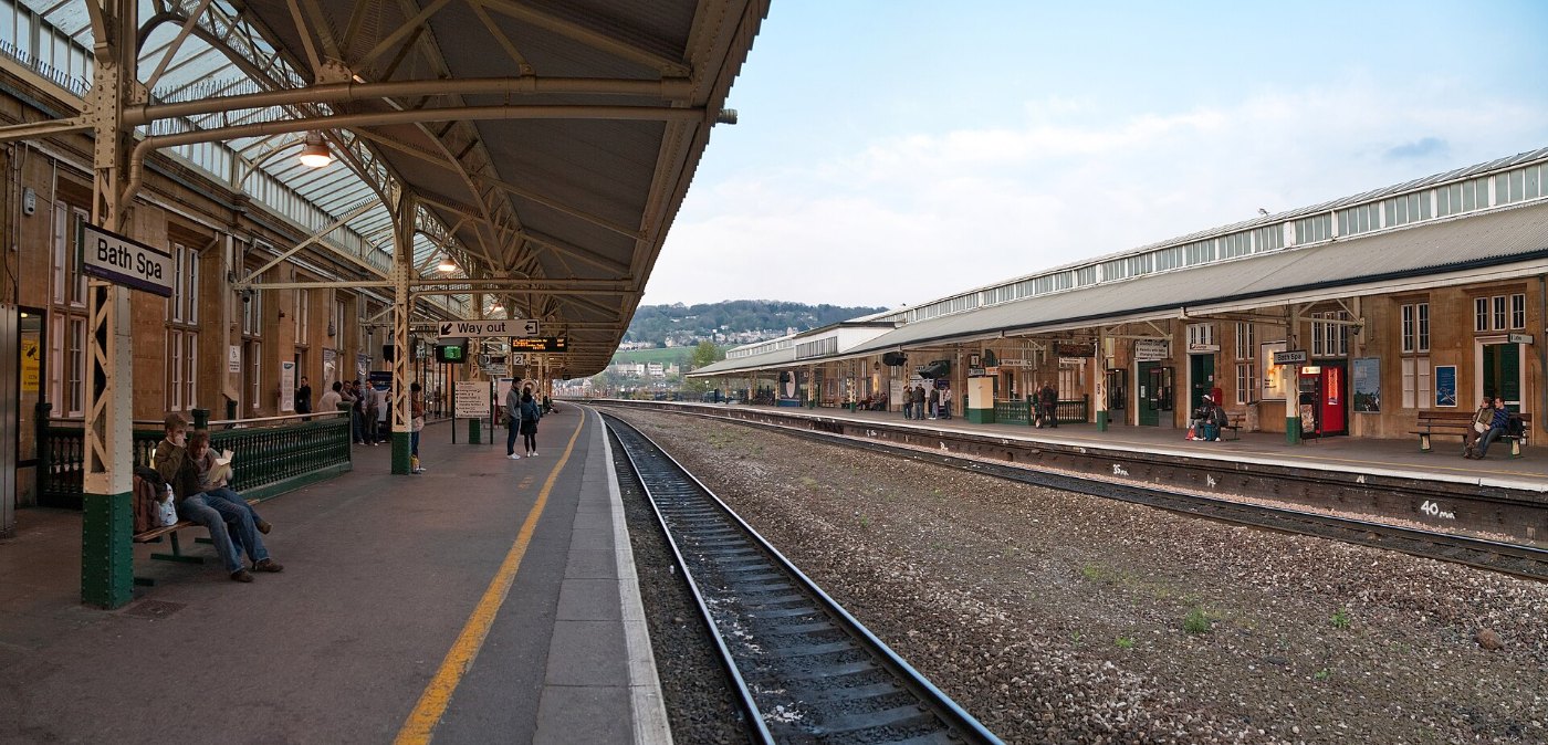 Bath Spa Railway Station, England April 2009