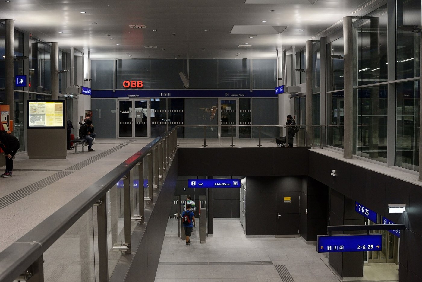 Bahnhof Bruck an der Mur Wartehalle
