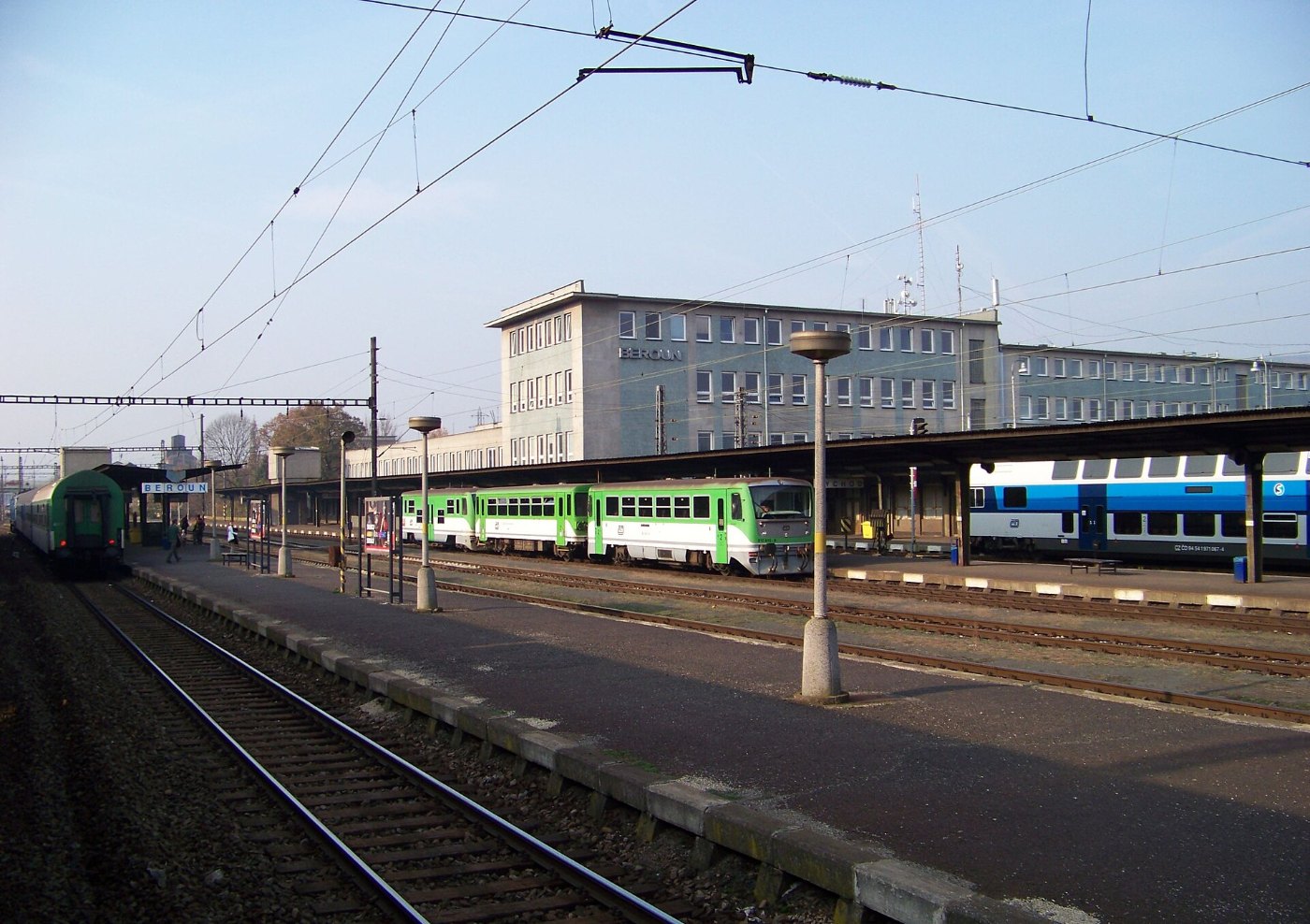 Nádraží Beroun, z vlaku (01)