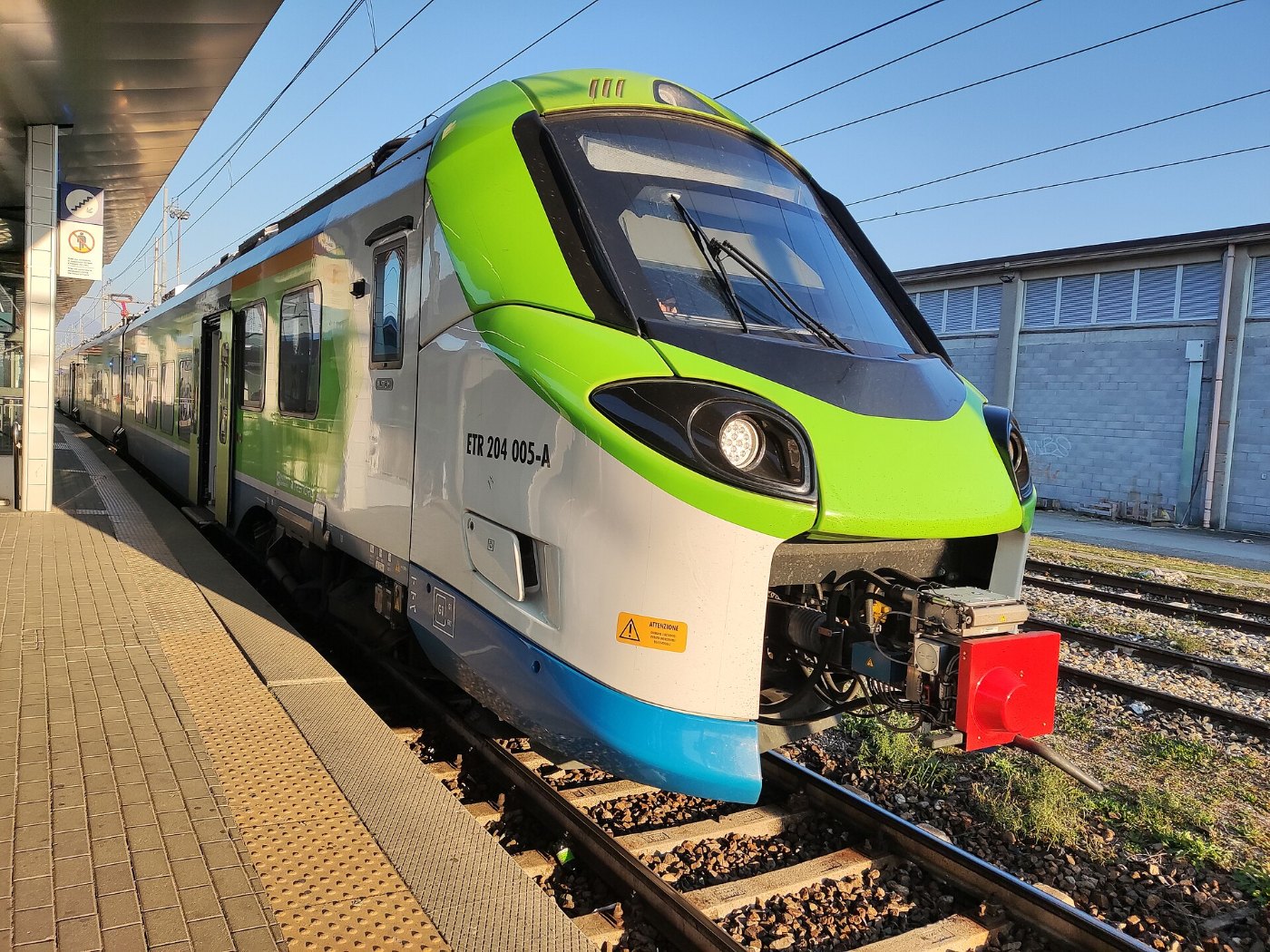 ETR 204 di Hitachi alla Stazione di Bergamo