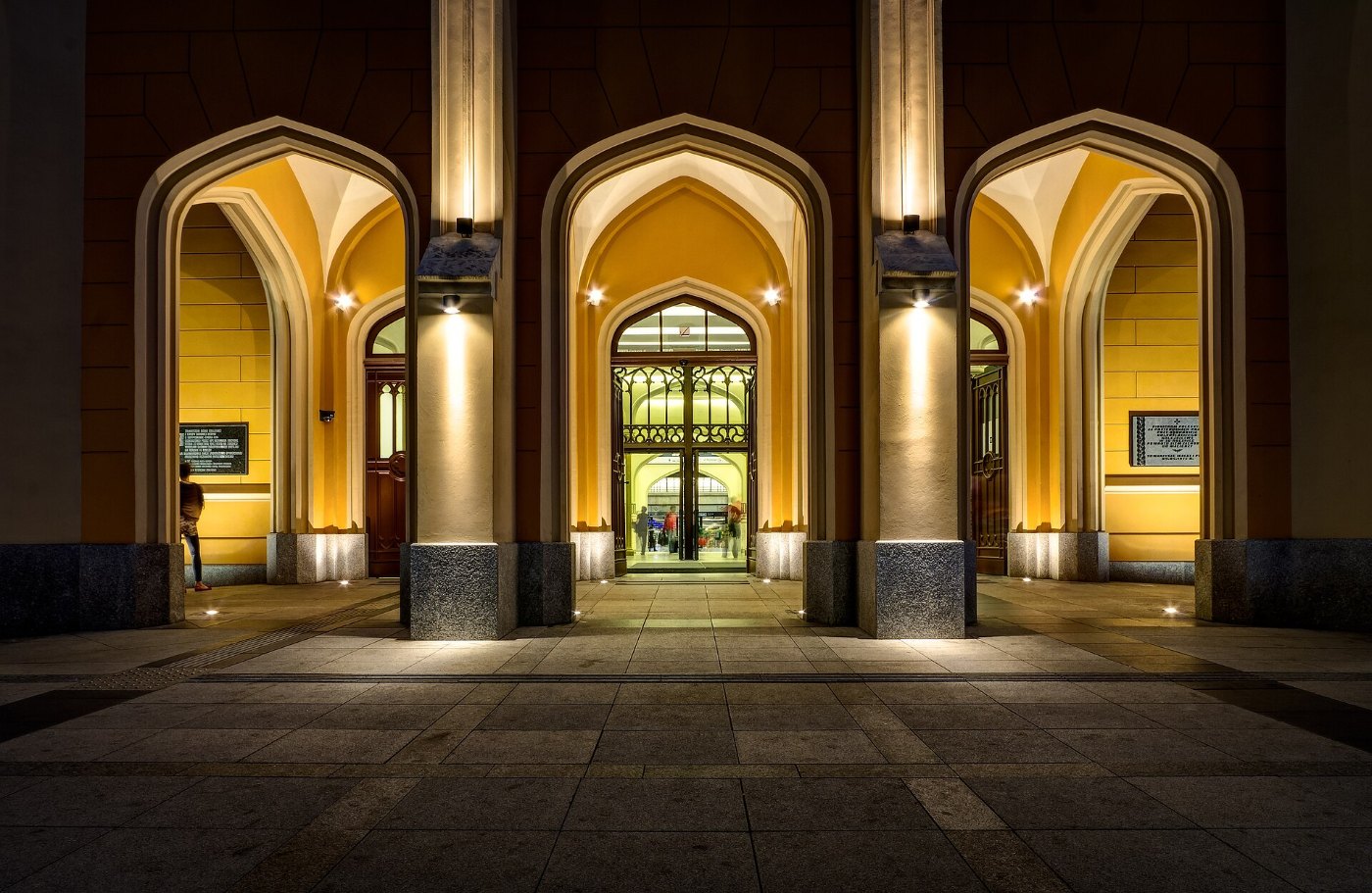 Wroclaw Dworzec Główny drzwi wejściowe