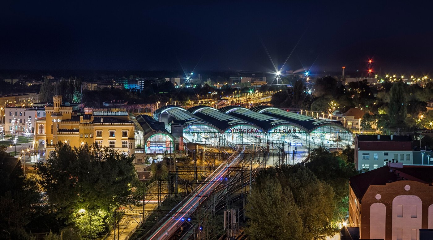 Wroclaw zespol Dworca Glownego