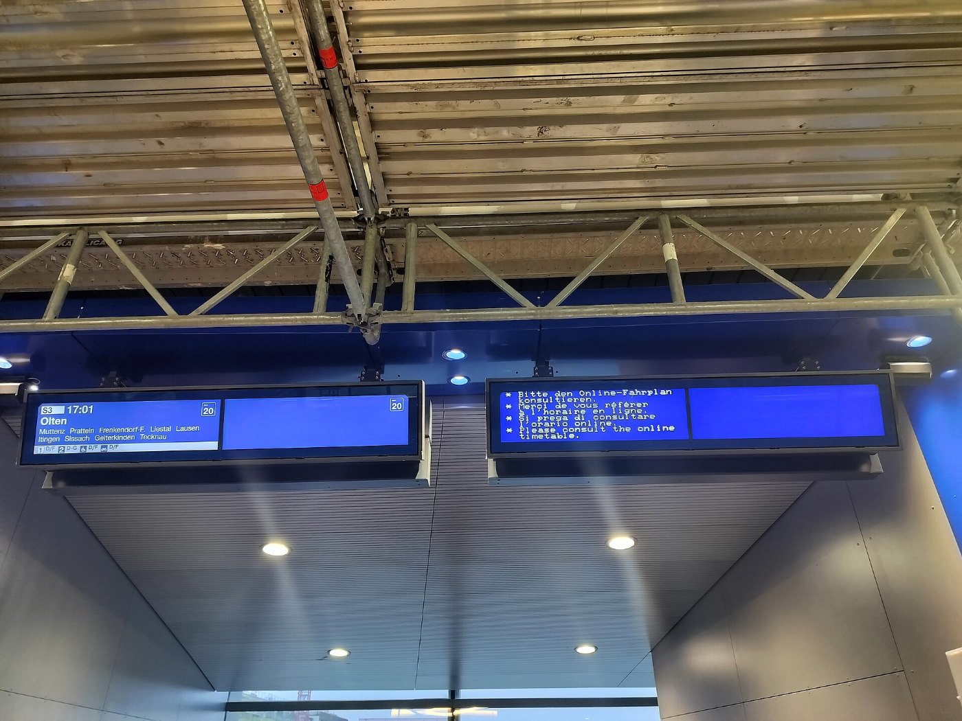 Display Error, Basel SBB Track 19