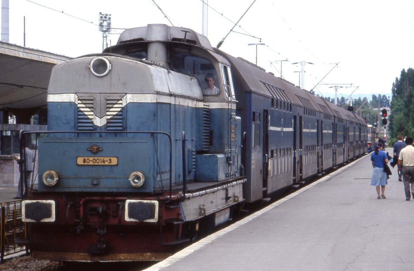 Braşov Gara, 1994, CFR Locomotive 80 0014 3 ()