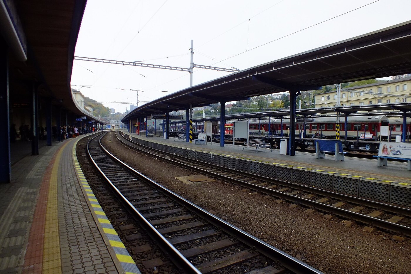 Bratislava hlavná stanica nástupiště