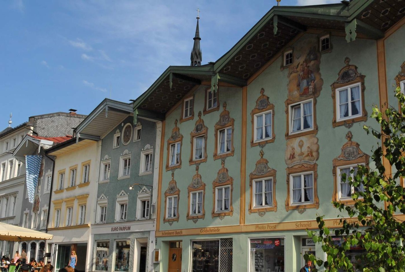 Bad Tölz Marktstrasse Lüftlmalerei
