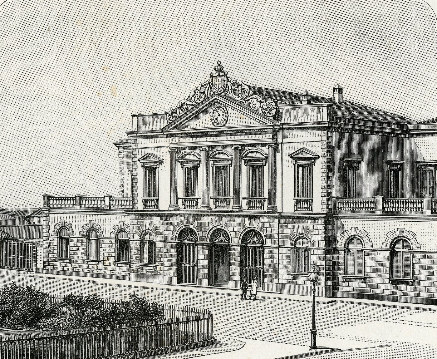 Stazione di Cagliari nel 1895