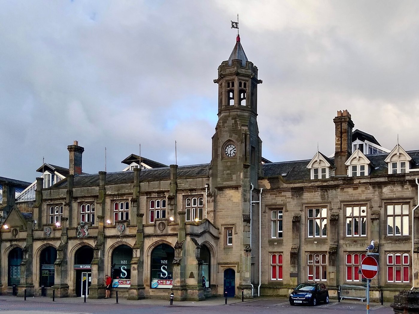 Carlisle railway station, main entrance and east frontage, Carlisle, Cum